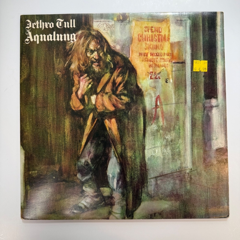 Jethro Tull Vinyl Record 12" Aqualung CHR 1044 Rock Gatefold 1971 US Pressing